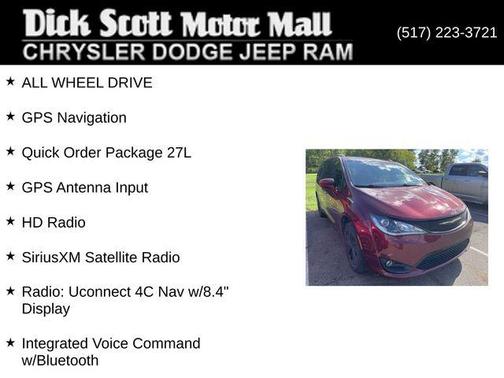 Velvet Red Pearlcoat 2020 Chrysler Pacifica L