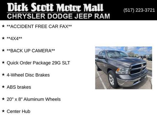 Granite Crystal Metallic Clearcoat 2023 RAM 1500 Classic SLT
