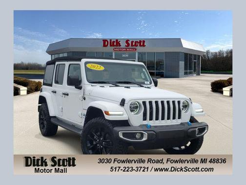 Bright White Clearcoat 2022 Jeep Wrangler Unlimited 4xe Sahara