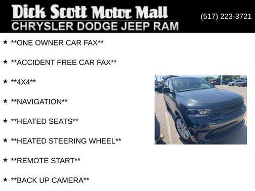 DB Black Clearcoat 2025 Dodge Durango GT AWD