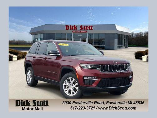 Velvet Red Pearlcoat 2022 Jeep Grand Cherokee Limited