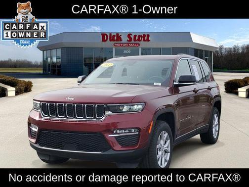 Velvet Red Pearlcoat 2022 Jeep Grand Cherokee Limited