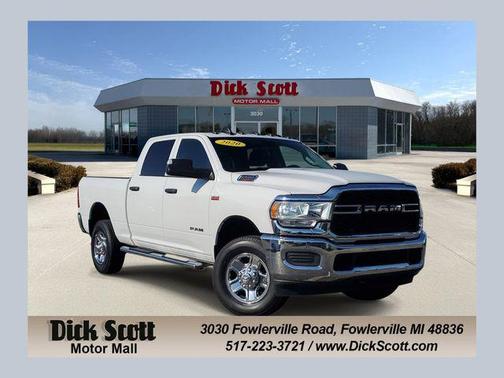 Bright White Clearcoat 2020 RAM 2500 Tradesman Crew Cab 4x4 6'4' Box