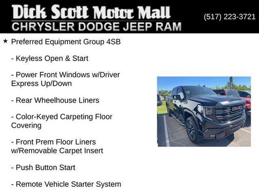 Onyx Black 2024 GMC Sierra 1500 AT4