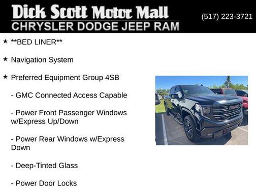 Onyx Black 2024 GMC Sierra 1500 AT4