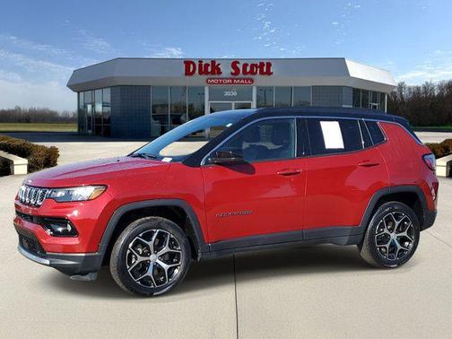 Red Hot Pearlcoat 2024 Jeep Compass Limited