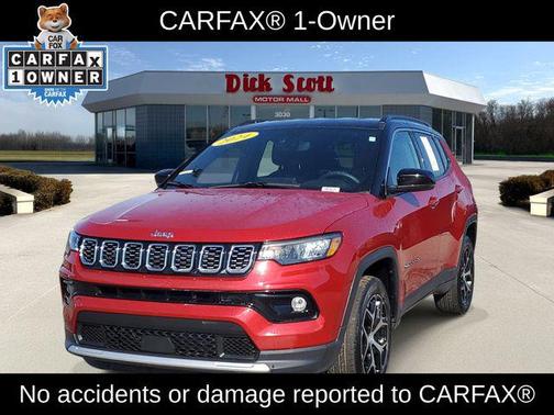 Red Hot Pearlcoat 2024 Jeep Compass Limited