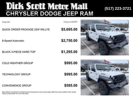 2020 Jeep Wrangler Unlimited Willys 4X4