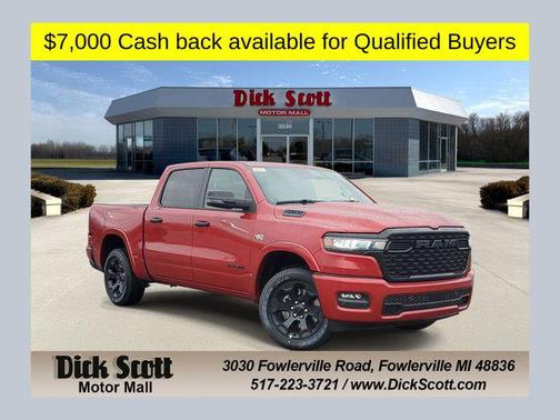 Molten Red Pearlcoat 2026 RAM 1500 Big Horn/Lone Star