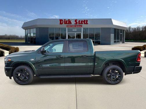 Serrano Green Metallic 2026 RAM 1500 Laramie