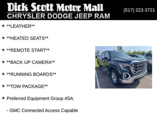 Onyx Black 2021 GMC Sierra 1500 SLT