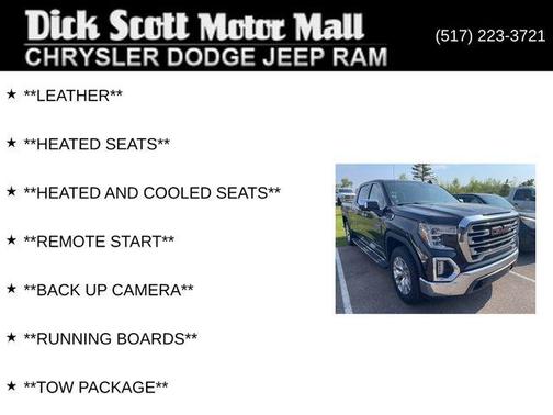 Onyx Black 2021 GMC Sierra 1500 SLT