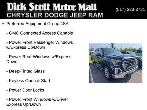 Onyx Black 2021 GMC Sierra 1500 SLT