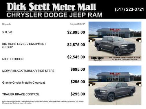 2026 RAM 1500 Big Horn/Lone Star