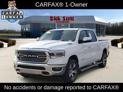 Bright White Clearcoat 2023 RAM 1500 Laramie