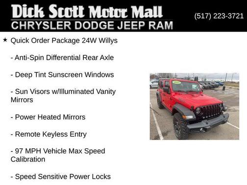 2022 Jeep Wrangler Willys