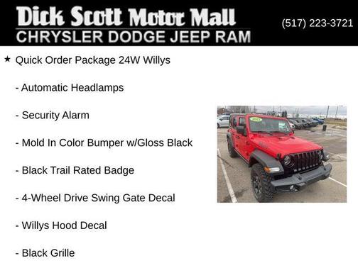 2022 Jeep Wrangler Willys