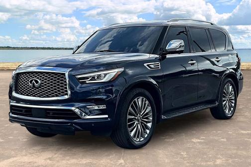Blue 2021 INFINITI QX80