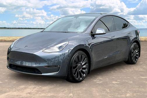 Gray 2023 Tesla Model Y AWD