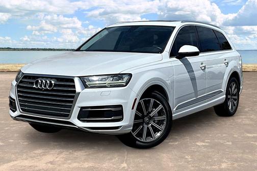Glacier White Metallic 2019 Audi Q7 45 Premium Plus