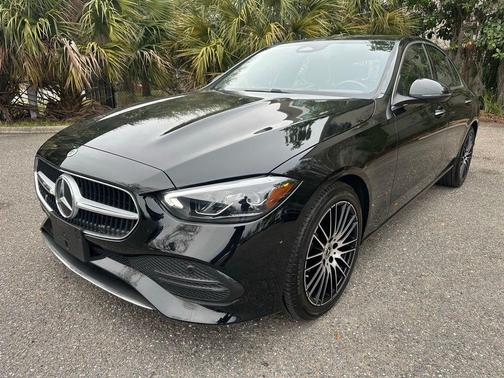 Black 2025 Mercedes-Benz C-Class C 300