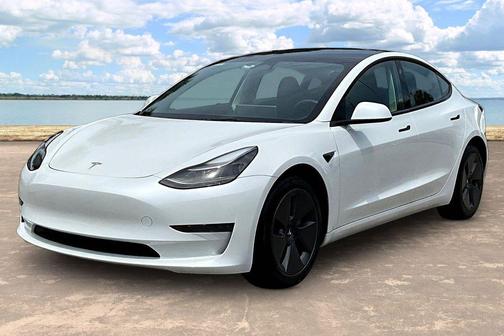 White 2023 Tesla Model 3 Base