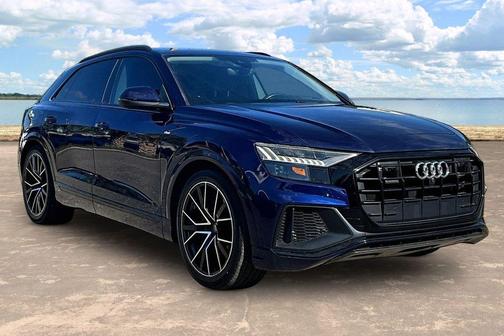 Blue Metallic 2019 Audi Q8 3.0T Prestige