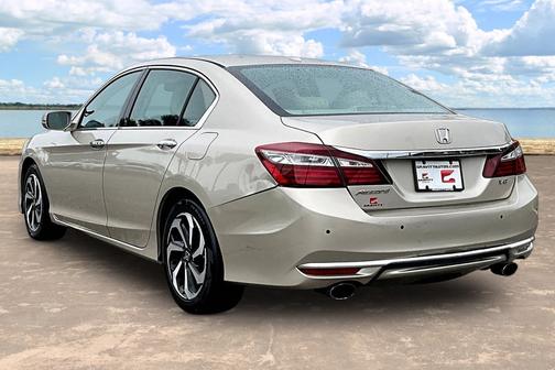 Beige 2017 Honda Accord EX