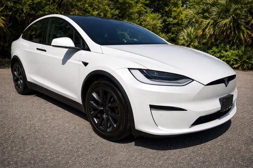 White 2022 Tesla Model X Plaid