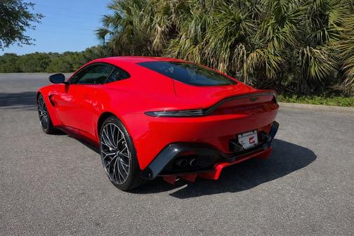 Red 2022 Aston Martin Vantage
