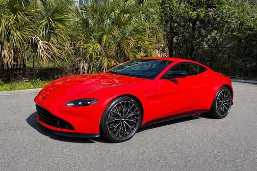 Red 2022 Aston Martin Vantage