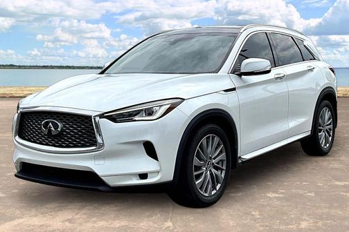 Radiant White 2023 INFINITI QX50 Luxe