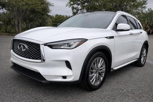 Radiant White 2023 INFINITI QX50 Luxe