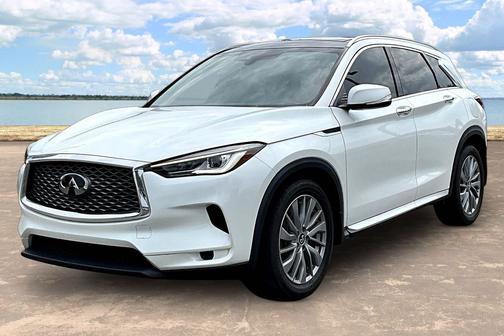 Radiant White 2023 INFINITI QX50 LUXE