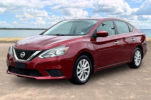Scarlet Ember 2019 Nissan Sentra SV