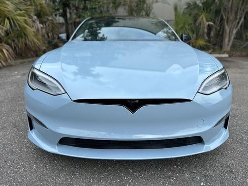 White 2021 Tesla Model S Long Range