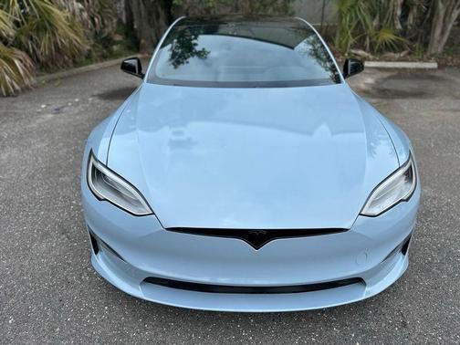 White 2021 Tesla Model S Long Range