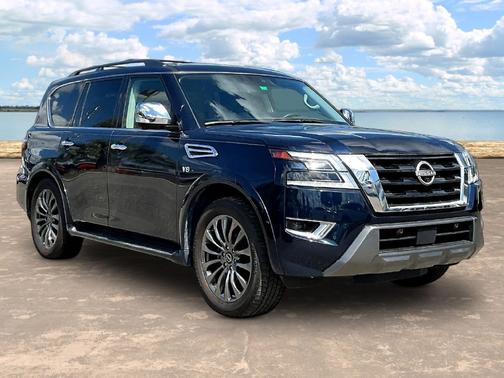 Hermosa Blue Pearl 2022 Nissan Armada Platinum