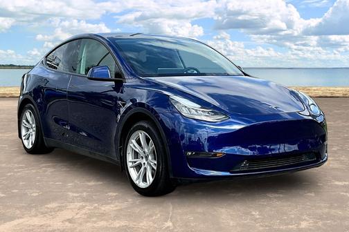 Blue 2021 Tesla Model Y Long Range