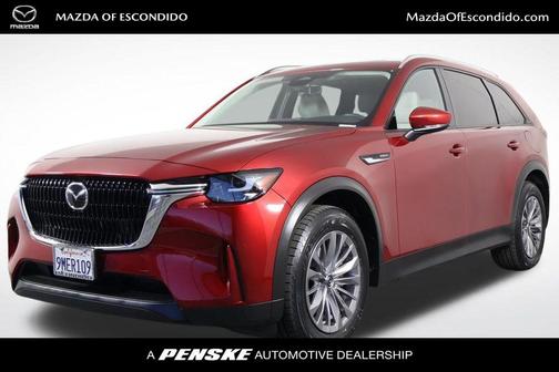 Soul Red Crystal Metallic 2024 Mazda CX-90 PHEV Preferred