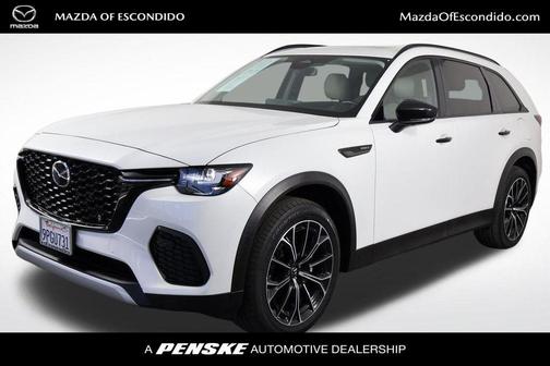 Rhodium White Premium 2025 Mazda CX-70 PHEV Premium Package