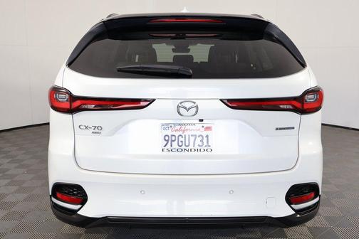 Rhodium White Premium 2025 Mazda CX-70 PHEV Premium Package