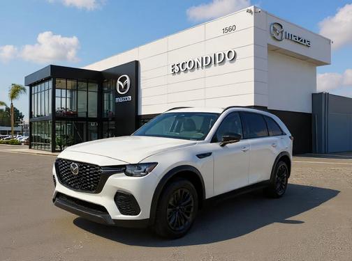 Rhodium White Premium 2026 Mazda CX-70 PHEV SC Plus