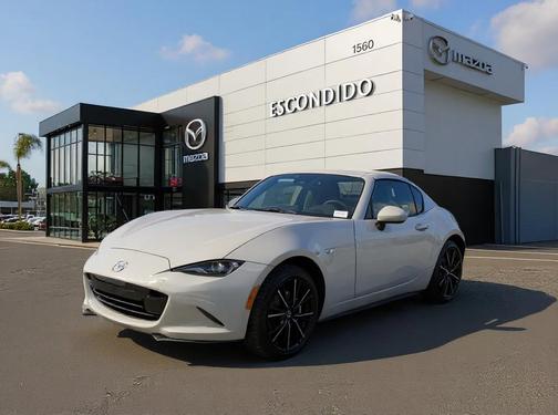 Deep Crystal Blue Mica 2026 Mazda MX-5 Miata RF Grand Touring