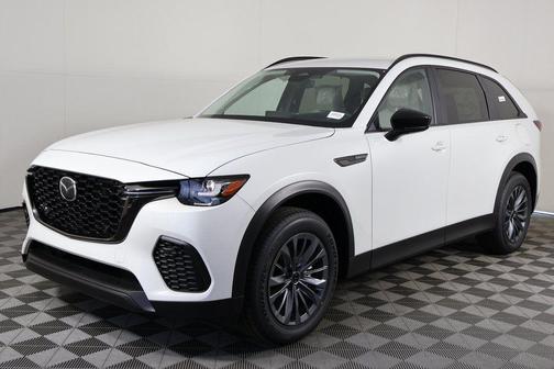 Rhodium White Premium 2026 Mazda CX-70 PHEV SC Plus