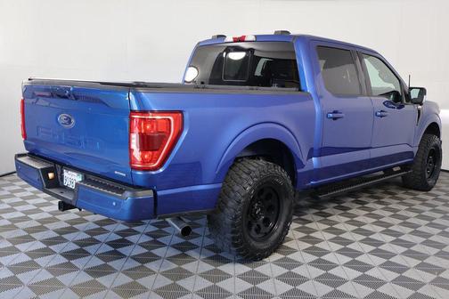 Atlas Blue Metallic 2022 Ford F-150 XLT