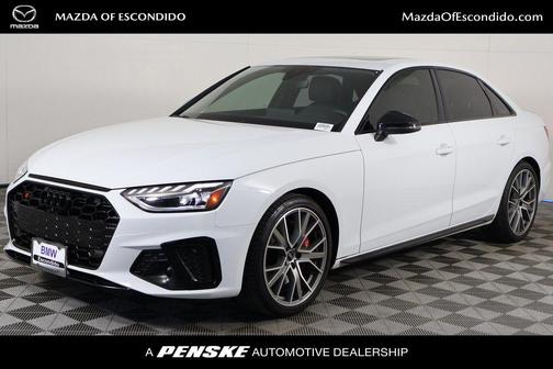 Glacier White Metallic 2023 Audi S4 Premium Plus TFSI quattro Tiptronic