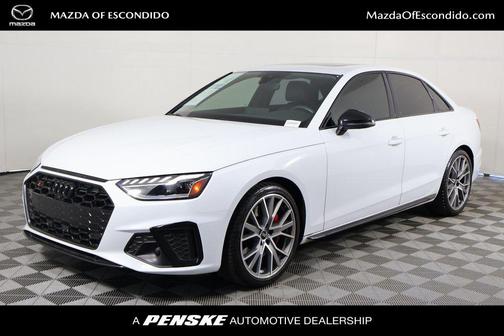 Glacier White Metallic 2023 Audi S4 Premium Plus TFSI quattro Tiptronic