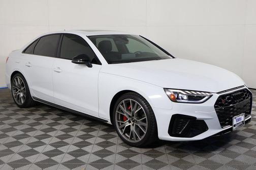 Glacier White Metallic 2023 Audi S4 Premium Plus TFSI quattro Tiptronic