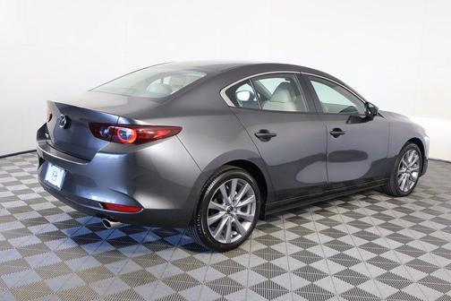 Machine Gray Metallic 2026 Mazda Mazda3 FWD w/Preferred Package